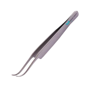 Hair Transplant Curved Forceps (5″ Inch)